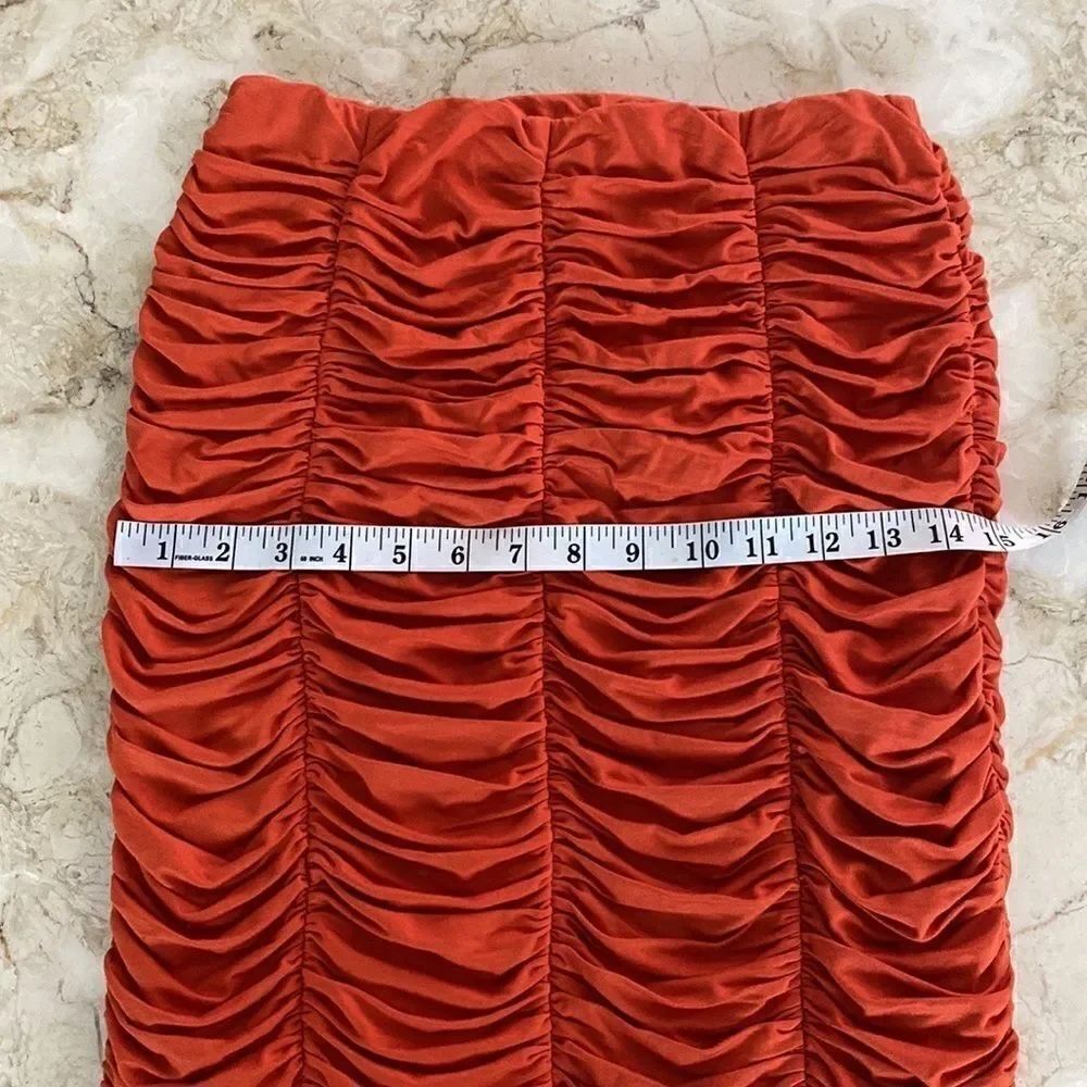 Tatum & Olivia Ruched Bodycon Mini Skirt - Picture 13 of 15